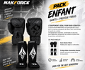 Pack Débutant Muay Thaï Enfant – Gants + Protège-tibias